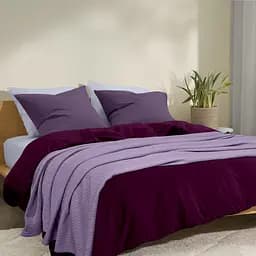 Плед-покривало Cosas Knitted Braid Lavander косичка 75х95 см (Blanket_26Lavander_KnittedBraid_75x95) - мініатюра 5
