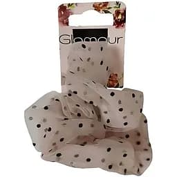 Резинка для волосся Inter-Vion Glamour біло-чорний (417678_В)