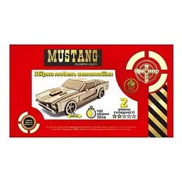 Дерев'яний конструктор Золота Серія автомобіль Mustang Сувенір-декор BB2musta - мініатюра 2
