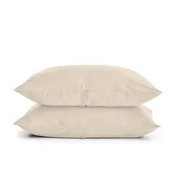 Комплект постільної білизни Cosas Biscuit CS3 Двоспальний бежевий (Ranfors_Beige_El160x30-Beige_180) - мініатюра 4
