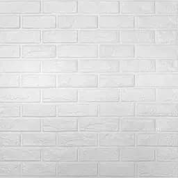 Самоклеюча 3D панель Sticker Wall культурний камінь білий 700х800х8мм 196 SW-00000485