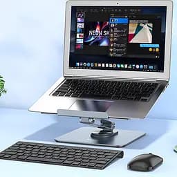 Тримач настільний Hoco PH52 Plus Might metal rotating Metal gray - мініатюра 8