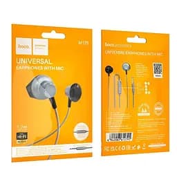 Навушники Hoco Smart metal universal earphones with microphone M125 - мініатюра 2