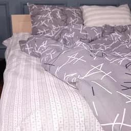 Простирадло MirSon Ranforce Elite Scandi Lines 200x220 см (2200012434291)