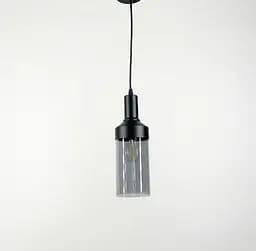 Світильник Loft в чорному каркасі Line.F Колір плафона Янтарний