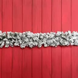 Гирлянда хвойная Hvoya Classic из пленки заснеженная 2 м.