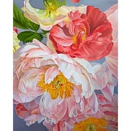 Алмазна мозаїка Santi Вишукані півонії, 40х50 см (954442)