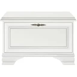 Тумба для взуття ВМК (БРВ) Кентуккі SFK1B Білий альпійський (GRB-2002)