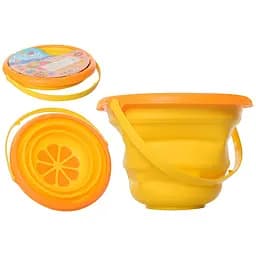 Дитяче іграшкове складане відерце "Фрукти" Bambi 6911N(Yellow) жовтий