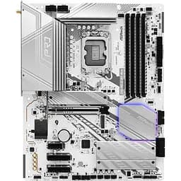 Материнская плата AsRock Z890 PRO RS WIFI WHITE (1851/Z890, 4xDDR5, PCIex16, HDMI/DP/TB4, 4xSATA, 4xM.2, 2.5Glan, 7.1c