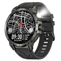 Розумний наручний спортивний годинник Smart Stalker Max з компасом (Чорний)