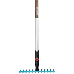 Комплект Gardena Combisystem культиватор 9 см та граблі 30 см 12 зубців з рукояткою (03004-20.000.00) - мініатюра 3