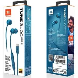 Навушники з мікрофоном JBL Tune 310C Blue (JBLT310CBLU) - мініатюра 4
