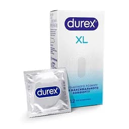 Презервативи найтонші, збільшений розмір Durex Invisible XL 12 шт.