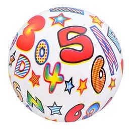 Детский мяч "Цифры" Bambi MS 3733(White) 9 дюймов