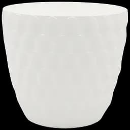Горшок для цветов Alyaplastik Pinecone, 5.6 л, белый (ALY408white)