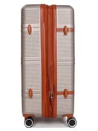 Валіза велика L ABS-пластик Worldline Airtex 629 76×52×30см 110л Шампань - мініатюра 7