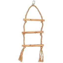 Flamingo Parakeet Toy Rope Swing 56х16 см Фламінго мотузкова гойдалка для папуг