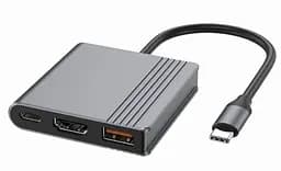 Адаптер Cablexpert A-CM-COMBO3-05, USB Type-C 3-в-1