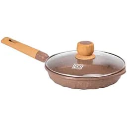 Сковорода універсальна MGC алюмінієва 24 см з антипригарним покриттям, кавовий MGC HP-4-423CO