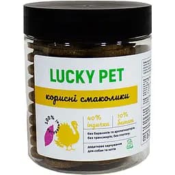 Печенье Lucky Pet для собак и кошек Индейка-батат 10 + 1 шт