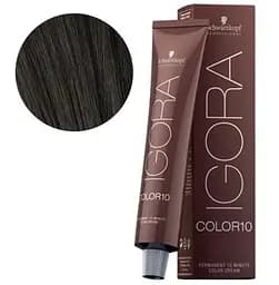 Фарба для волосся Schwarzkopf Igora Color10 New, відтінок 3-0 (темно-коричневий), 60 мл (2682499) - мініатюра 2