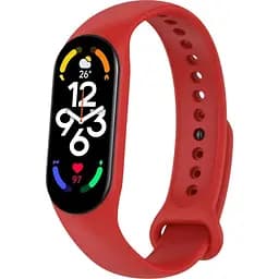 Силіконовий ремінець BeCover для Xiaomi Mi Smart Band 7 Red (707485)