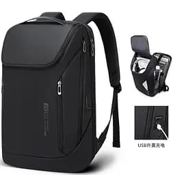 Рюкзак міський Bange BG-2517 25л ранець з відсіком для ноутбука до 15.6'' USB-роз'єм Black (19370) - мініатюра 5