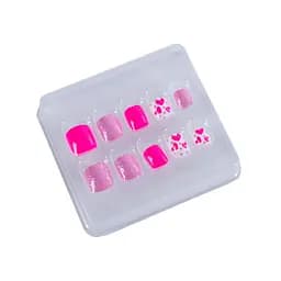 Дитячі накладні нігті Lukky Pinky багаторазові 10 шт. (T19426) - мініатюра 2