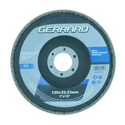 Круг лепестковый плоский Gerrard P36 Т27, 125 x 22.2 мм (131948)