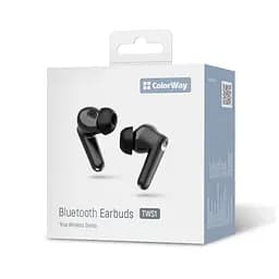 Навушники ColorWay Slim TWS-1 Earbuds Long Life Black (CW-TWS1BK1) - мініатюра 8