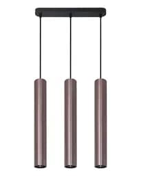 Подвесной светильник, люстра над столом, барной стойкой Goldlux 326157 Lungomare GU10 3x10W IP20 Медный