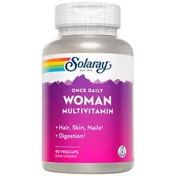 Комплекс витаминов Solaray Once Daily Woman Multivitamin 90 капсул