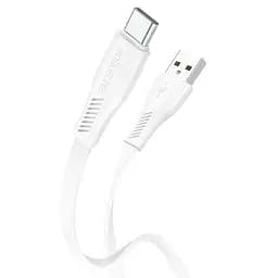 Кабель Borofone BX85 USB to Type-C 1 м белый