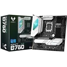 Материнська плата Maxsun LGA1700, iCraft B760M WIFI, B760, 4xDDR5, Int.Video(CPU), 4xSATA3, 1xPCI-E 16x 5.0, 1xPCI-E 4x 3.0, 1xPCI-E 1x, 3xM.2 4.0, RTL8125B, 4xUSB3.2/4xUSB2.0, 1xUSB TypeC 3.2, DP/HDMI, WiFi 6E+BT5.3, 17phase, ARGB,MicroATX (MS-iCraft B760M WIFI) - мініатюра 2