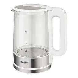 Скляний чайник 1.7 л з регулятором температури Mesko MS 1301w - мініатюра 3