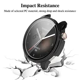 Захисний чохол Tamister для смартгодинника Amazfit Balance з плівкою чорний - мініатюра 6