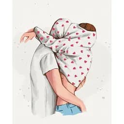 Картина за номерами Brushme Обійми © Alla Berezovska 40x50 см