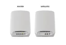NETGEAR WiFi система Orbi RBK762S AX5400, WiFi 6, MESH, 3xGE LAN, 1xGE WAN, біл. кільк. (2шт.) - мініатюра 5