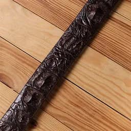 Ремінь Crocodile Leather чоловічий  3,7х115 см acs0029608 - мініатюра 10