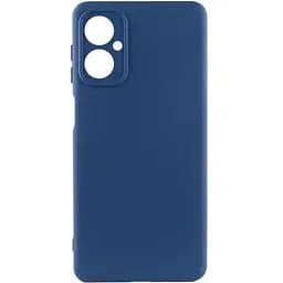 Чехол Silicone Cover Lakshmi Full Camera (AA) для Motorola Moto G14 Синий / Navy Blue