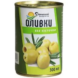 Оливки Домашні продукти зеленые 300 мл