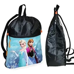 Рюкзак-мешок для обуви,спортивной формы Холодное сердце Анна и Эльза детская сумка для сменки (01364)