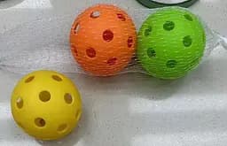 Набір із 3 м'ячів для піклболу RB20582, у сітці (6906231353295)