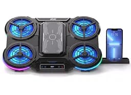 Охолоджувальна підставка для ноутбука 15.6 дюймів 2E Gaming CPG008 5xFan RGB LED - мініатюра 6