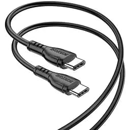 Кабель Borofone BX51 Triumph 60W charging data cable Type-C to Type-C（unpackaged）чорний