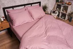 Комплект постільної білизни Moon&Star Satin Stripe Stripe Candy полуторний 143х210 наволочки 2х70х70 - мініатюра 3