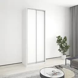 Шкаф-купе двухдверный MebelStar Стандарт AL 2ДСП 90x60x240 см Аляска белый (MBS-3599)