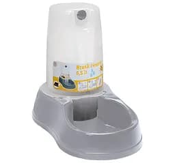 Миска пластиковая для собак и кошек Stefanplast Break reserve Water 6.5 л серая (4678)