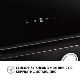 Витяжка декоративна похила Perfelli VICCO 6HSR NERO - мініатюра 7